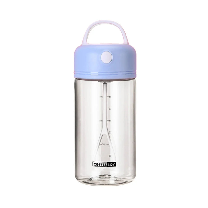 Shake Bottle à prova de vazamentos e impermeável IPX5: Copo de Mistura de 380ML com Agitador Automático, Funcionamento por Bateria e Controle por Botão – Misturador de Bebidas e Água.